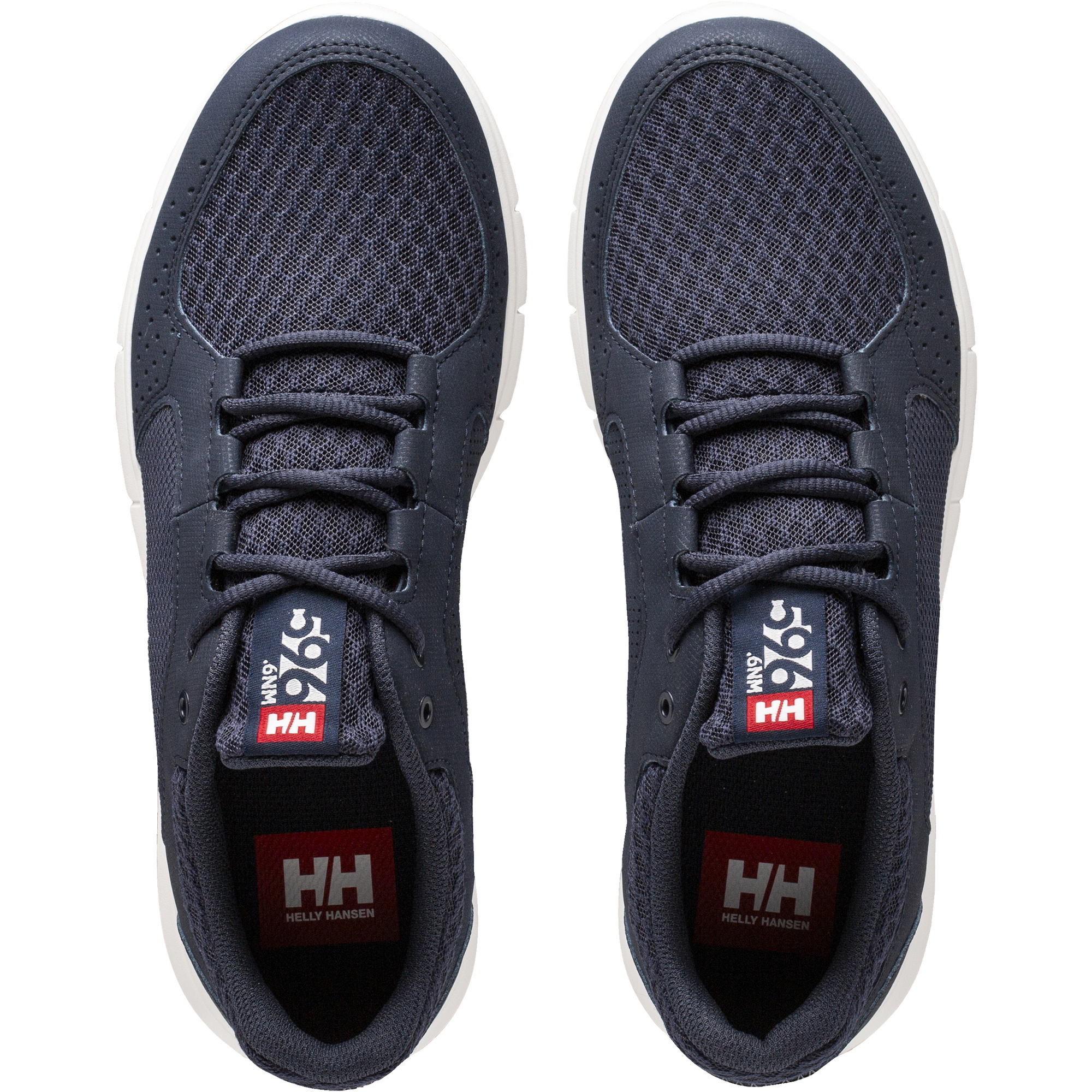 2026 Helly Hansen Womens Ahiga V4 Hydropower Sneakers 11583 - Navy / Off White